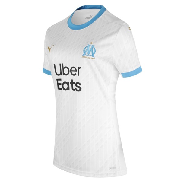 Camiseta Marsella Primera Mujer 2020-2021 Blanco